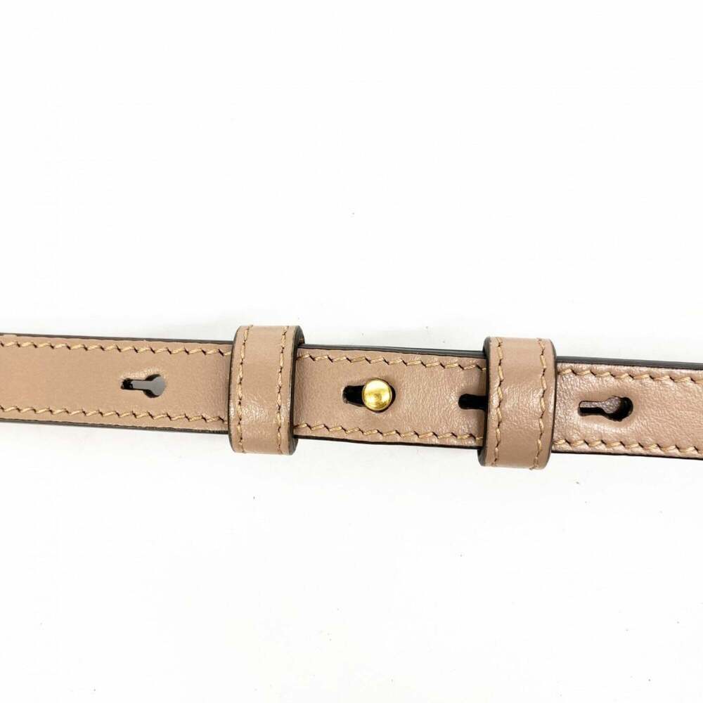 GUCCI Cream Leather GG Marmont Shoulder Bag - Picture 9 of 13